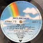One Way  Lets Talk (12" Version)  (12", Maxi)
