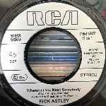 Rick Astley  Whenever You Need Somebody  (7", Single)