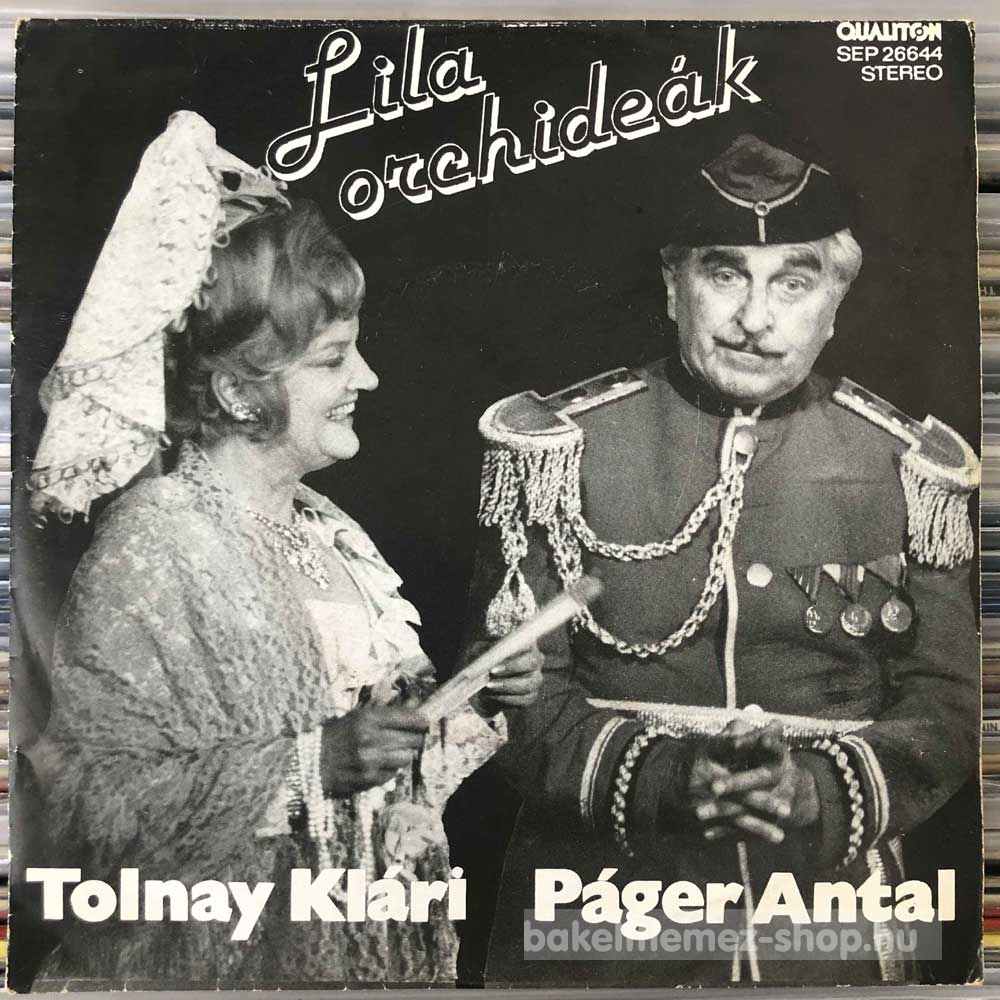 Tolnay Klári, Páger Antal - Lila Orchideák