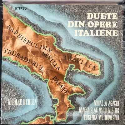 Nicolae Herlea - Duete Celebre Din Opere Italiene  (LP, Album) (vinyl) bakelit lemez