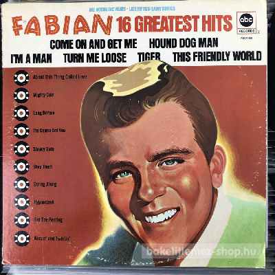 Fabian - 16 Greatest Hits  (LP, Comp) (vinyl) bakelit lemez
