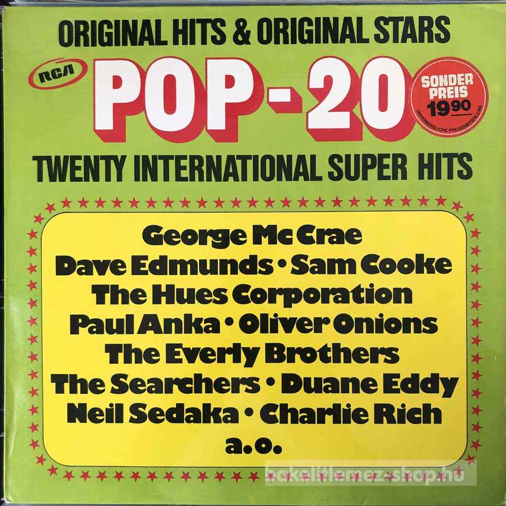 Various - POP 20 - 20 International Super Hits