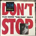 M.C. Sar & The Real McCoy Feat. Sunday - Dont Stop