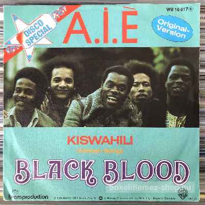 Black Blood - A.I.É  (7", Single) (vinyl) bakelit lemez