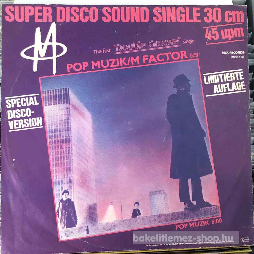 M - Pop Muzik, M Factor (Special Disco-Version)