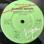 Sharon Brown  I Specialize In Love  (7", Single)