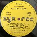 Pet Shop Boys  ZYX Mega Mix  (12")