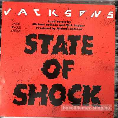 Jacksons - State Of Shock  (12", Maxi) (vinyl) bakelit lemez