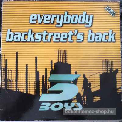 3 Boys - Everybody Backstreets Back  (12") (vinyl) bakelit lemez