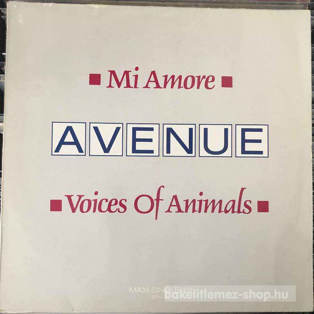 Avenue - Mi Amore - Voices Of Animals  (12", Maxi) (vinyl) bakelit lemez