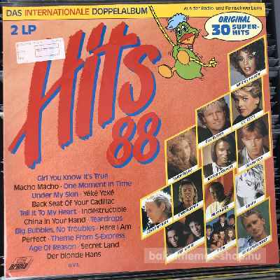 Various - Hits 88 - Das Internationale Doppelalbum  (LP, Comp) (vinyl) bakelit lemez