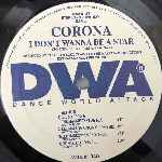 Corona  I Don t Wanna Be A Star  (12")