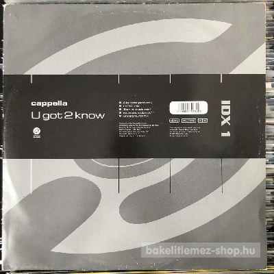 Cappella - U Got 2 Know  (12") (vinyl) bakelit lemez