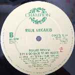 Paul Lekakis  Boom Boom (Lets Go Back To My Room) (Champion Remix)  (12", Single)