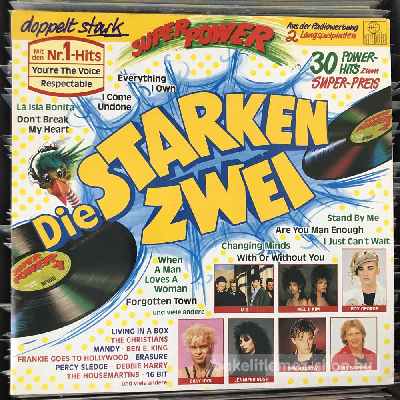 Various - Super Power - Die Starken Zwei  (2 x Vinyl, Comp) (vinyl) bakelit lemez