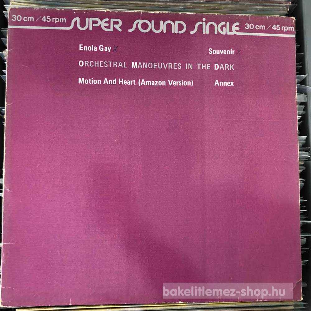 Orchestral Manoeuvres In The Dark - Enola Gay, Souvenir, Motion And Heart, Annex