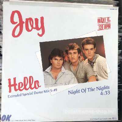 Joy - Hello  (12", Maxi) (vinyl) bakelit lemez