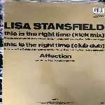 Lisa Stansfield  This Is The Right Time (Kick Mix)  (12", Maxi)
