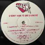 Mash!  U Dont Have To Say U Love Me  (2 x 12", Promo)