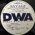 Savage  Dont You Want Me  (12")