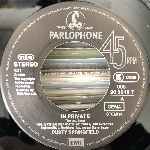 Dusty Springfield  In Private  (7", Single)