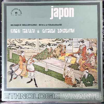 Kinshi Tsuruta Et Katsuya Yokoyama - Japon - Musique Millénaire - Biwa Et Shakuhachi  (LP, Album) (vinyl) bakelit lemez