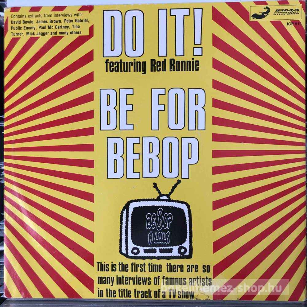 Do It! Featuring Red Ronnie - Be For Be Bop