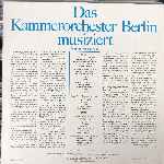 Kammerorchester Berlin, Torelli, Mozart  Das Kammerorchester Berlin Musiziert  (LP, Album)