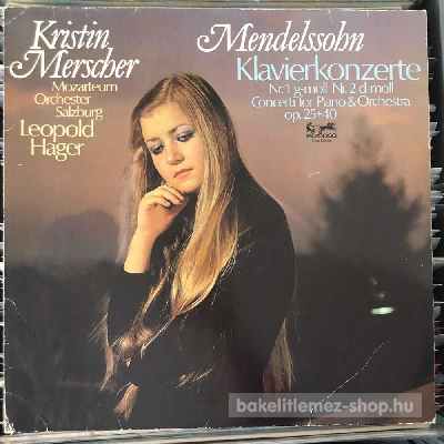 Mendelssohn - Klavierkonzerte  (LP, Album, Club) (vinyl) bakelit lemez