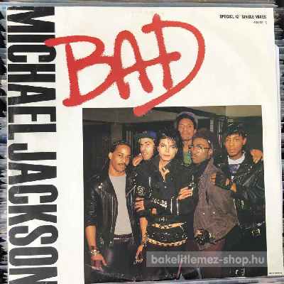 Michael Jackson - Bad  (12", Single) (vinyl) bakelit lemez