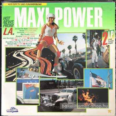 Various - Maxi Power - Hot News From L.A.  (2 x Vinyl, Comp) (vinyl) bakelit lemez