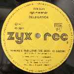 Delegation  Where s The Love (We Used To Know)  (12", Maxi)