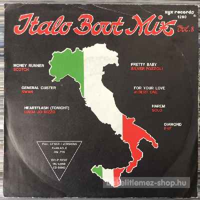 Various - Italo Boot Mix Vol. 8  (7", Single) (vinyl) bakelit lemez