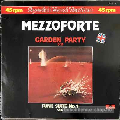 Mezzoforte - Garden Party  (12", Maxi) (vinyl) bakelit lemez