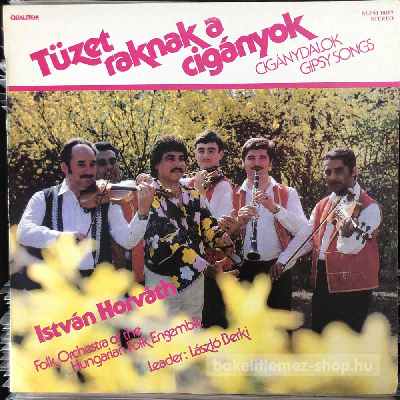 István Horváth - Tüzet Raknak A Cigányok - Cigánydalok (Gipsy Songs)  (LP, Album) (vinyl) bakelit lemez
