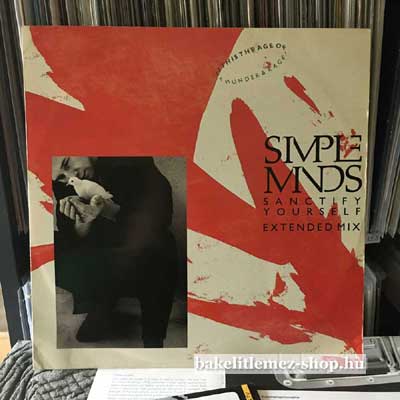 Simple Minds - Sanctify Yourself (Extended Mix)  (12", Single) (vinyl) bakelit lemez