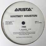 Whitney Houston  Fine  (12", Promo)