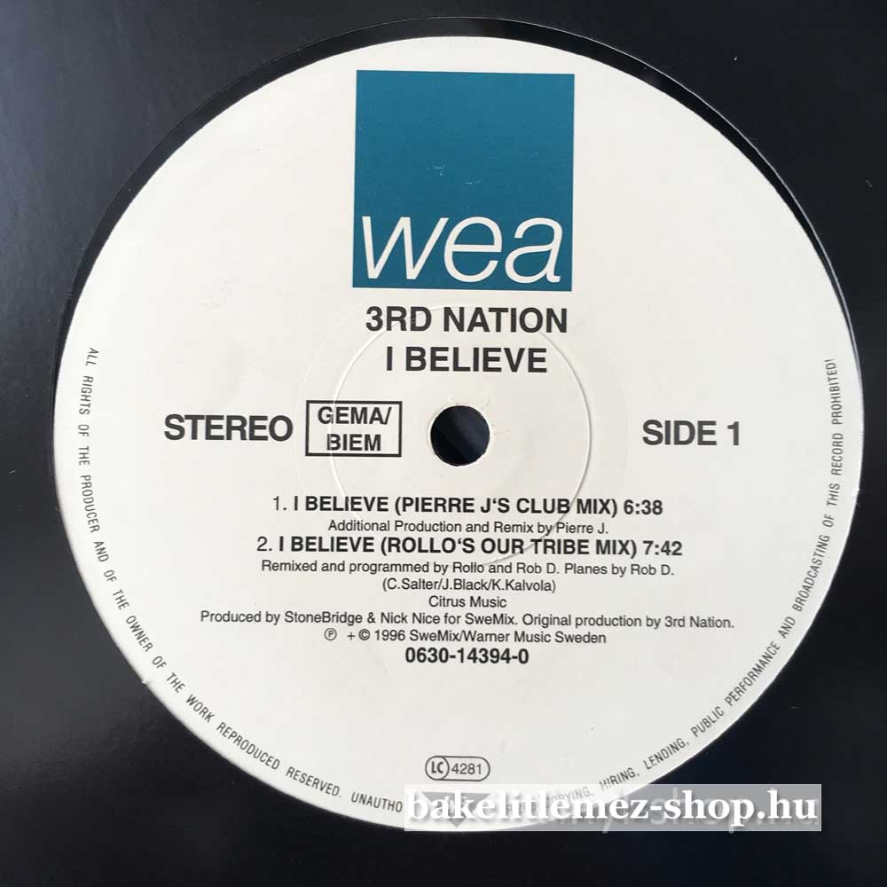 3rd Nation - I Believe